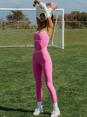 NWT L*Space Ace Jumpsuit In Taffy Cream